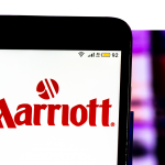 Sign for Marriott Hotel chain