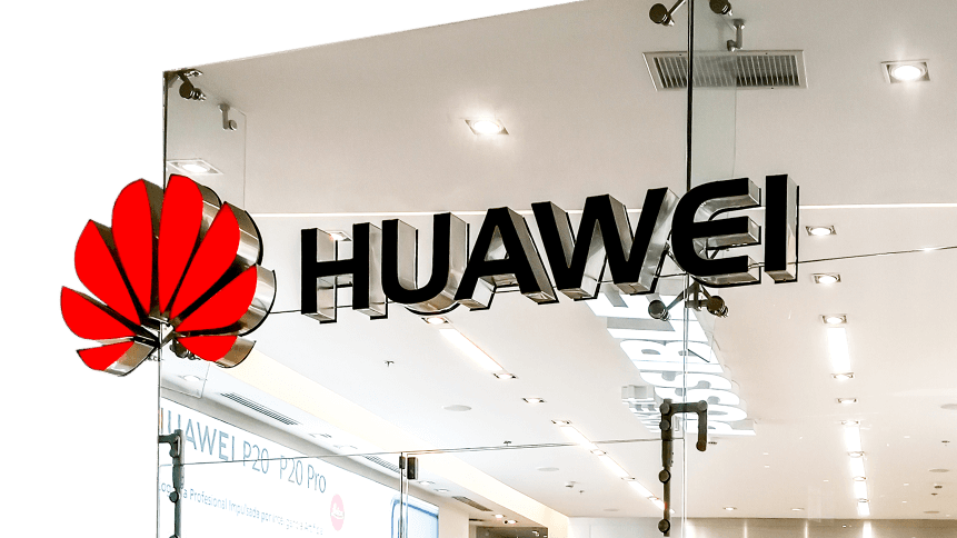 Sign of Huawei store at City Mall in Alajuela near San Jose, Costa Rica. Huawei is Chinese networking, telecommunications equipment, and services company