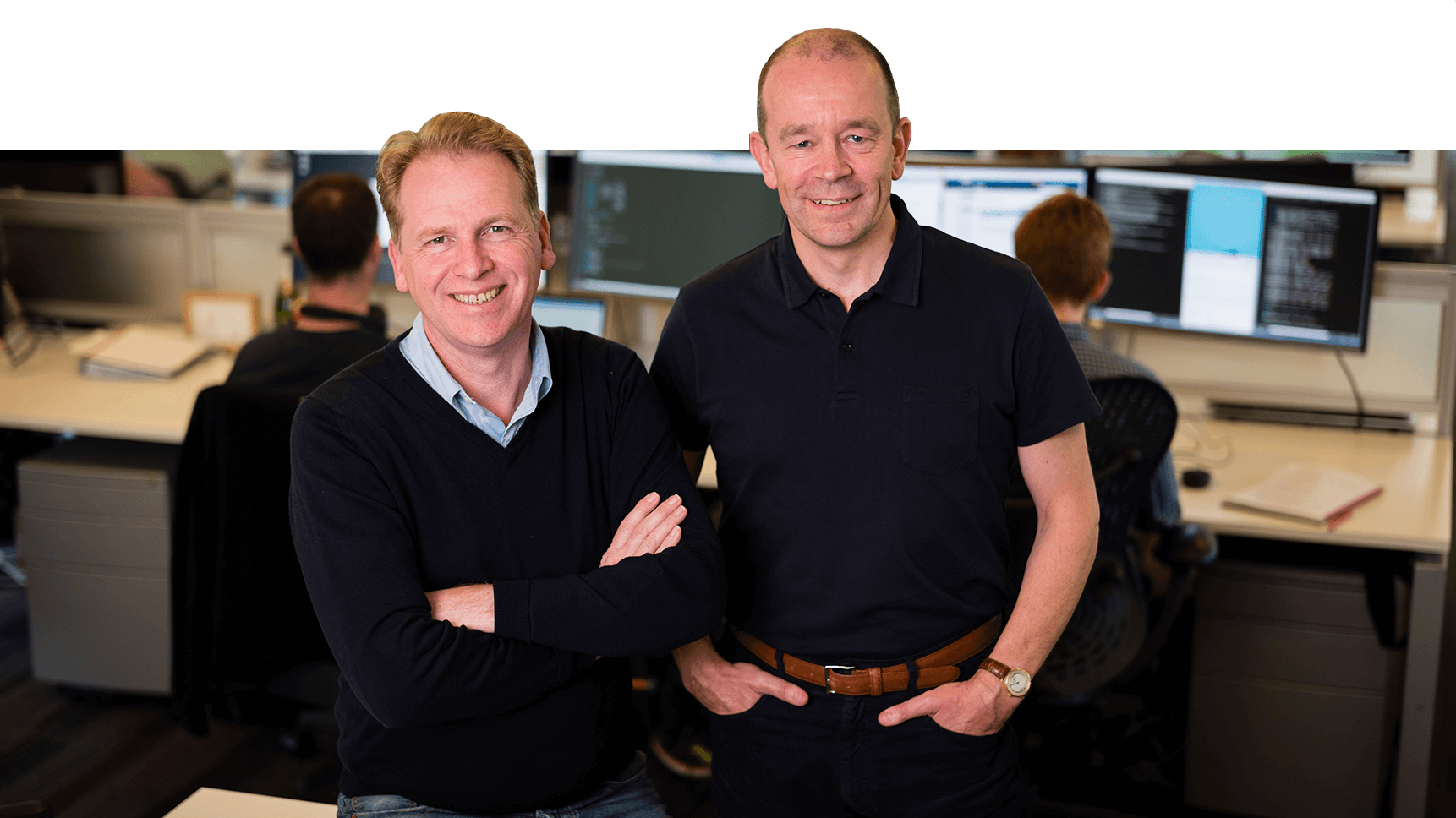 Graphcore's co-founders Nigel Toon (CEO) & Simon Knowles (CTO)