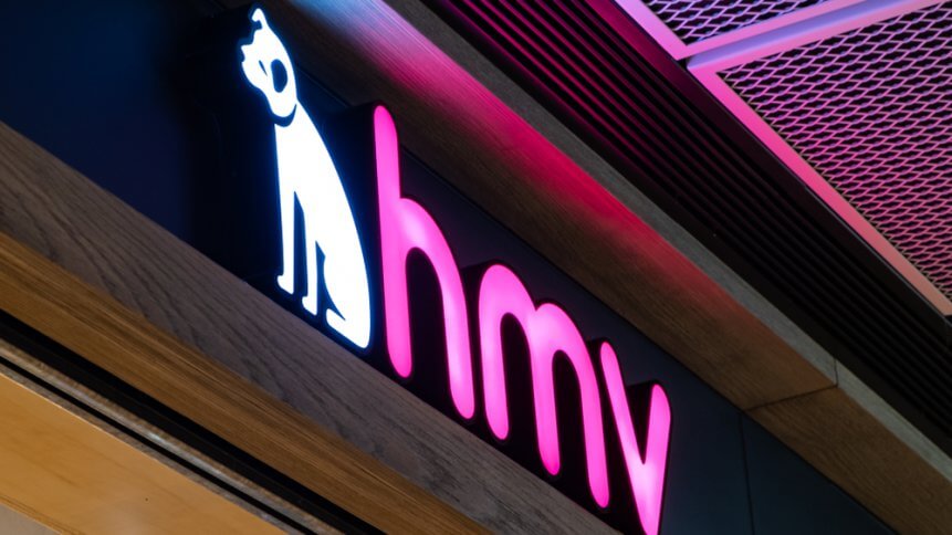 HMV store in Hong Kong