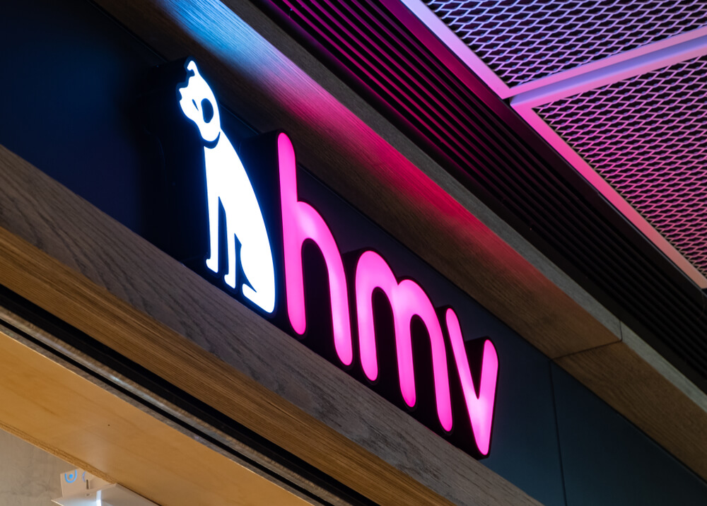 HMV store in Hong Kong