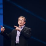 CEO VMware Pat Gelsinger makes speech at EMC World 2014