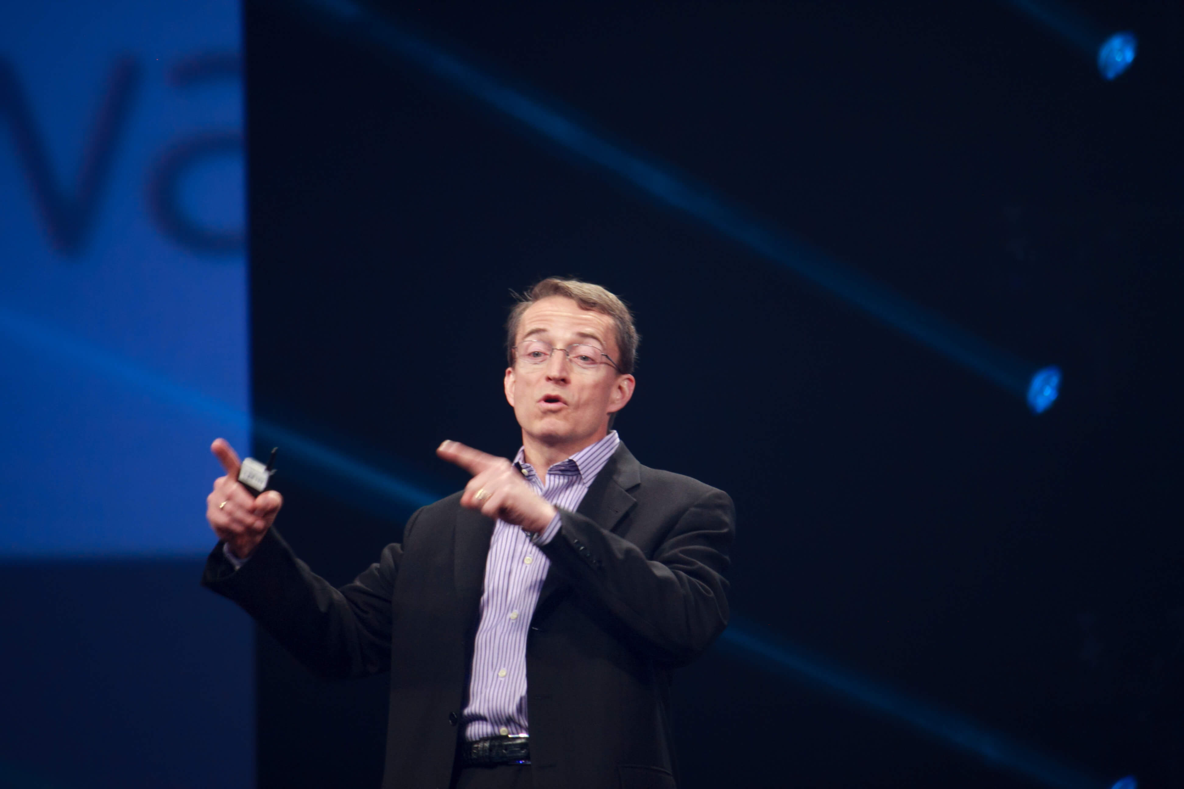 CEO VMware Pat Gelsinger makes speech at EMC World 2014