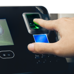 A biometric security finger print scanner