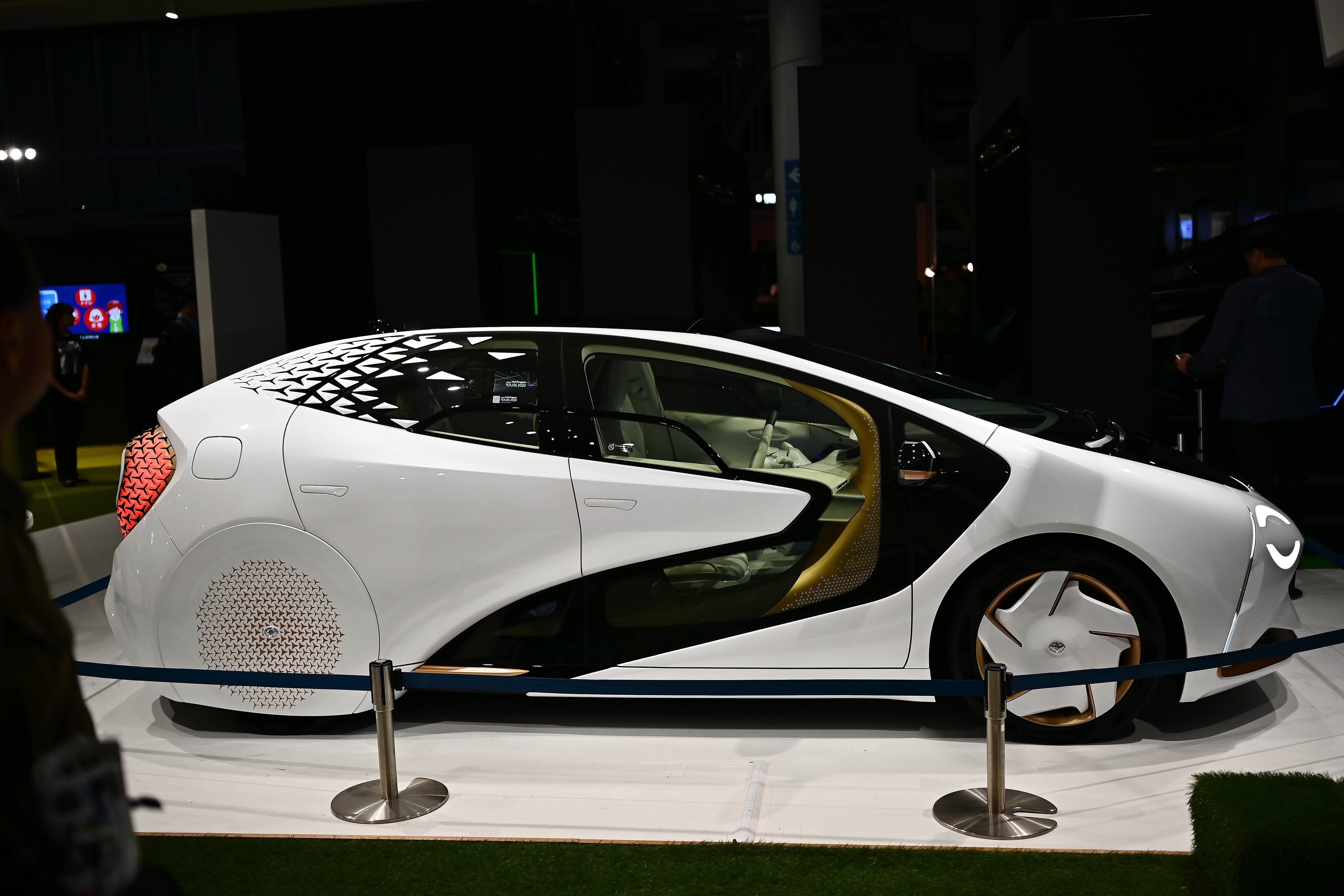 The Toyota LQ concept car is pictured at the Tokyo Motor Show