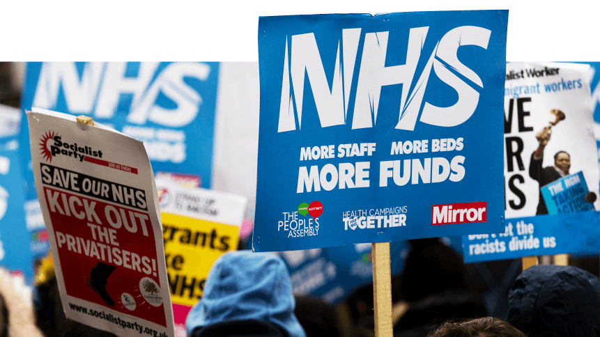 The NHS faces a constant battle for staff and resources.