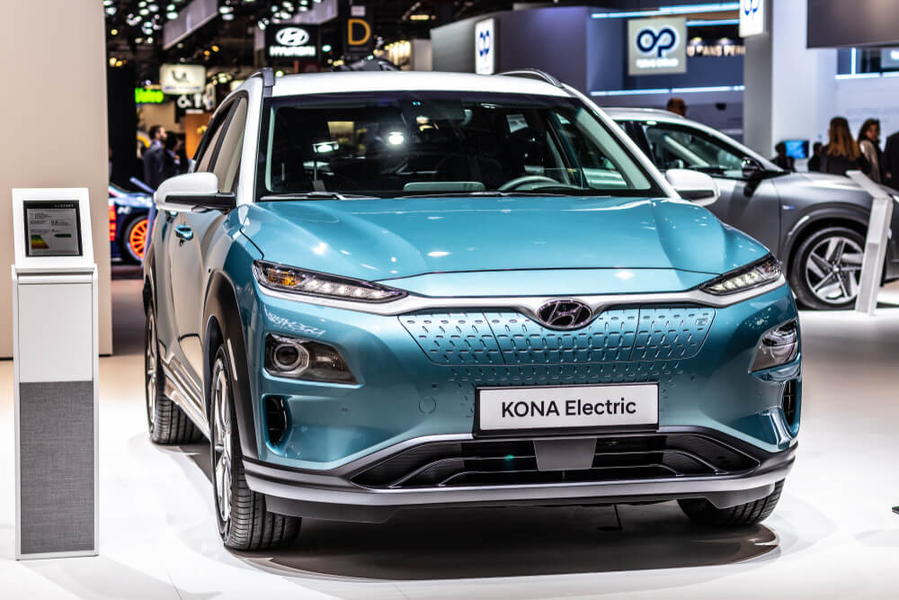 Hyundai Kona Electric at Mondial Paris Motor Show