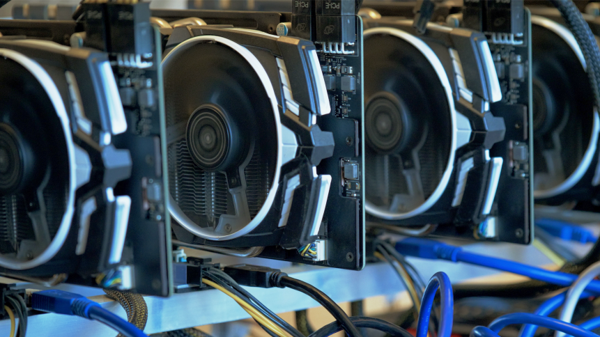 GPUs: High energy consumption hardware used for processing data