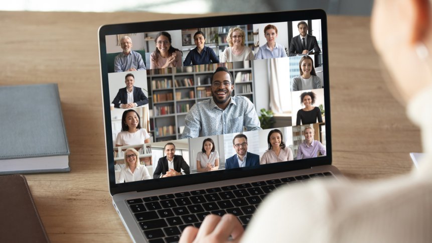 Video call is the new form of communication for businesses globally. Source: Shutterstock