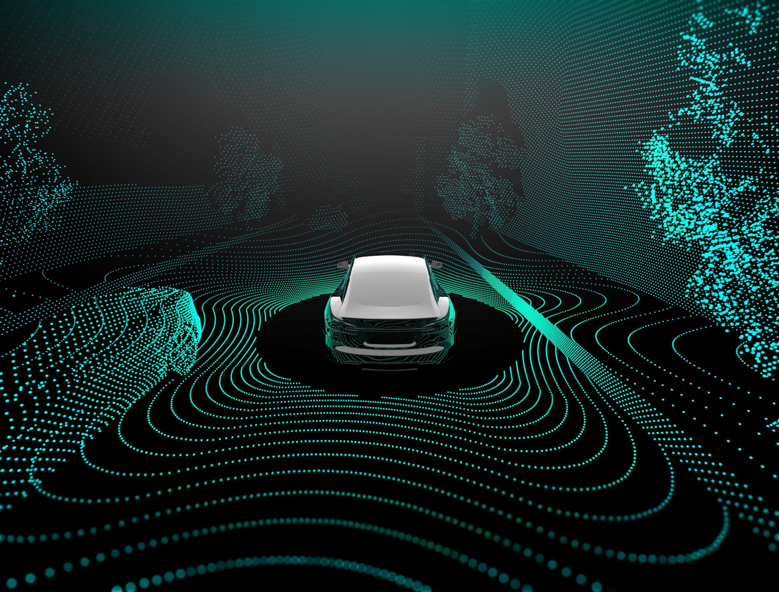 Autonomous vehicles concept image.