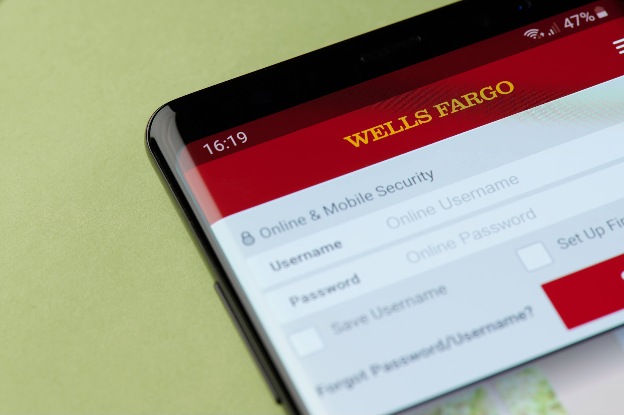 Wells Fargo phishing scam