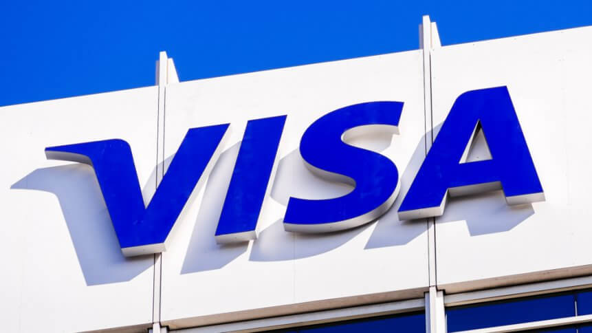 Visa is exploring the role of blockchain and digital currency in finance. Source: Shutterstock