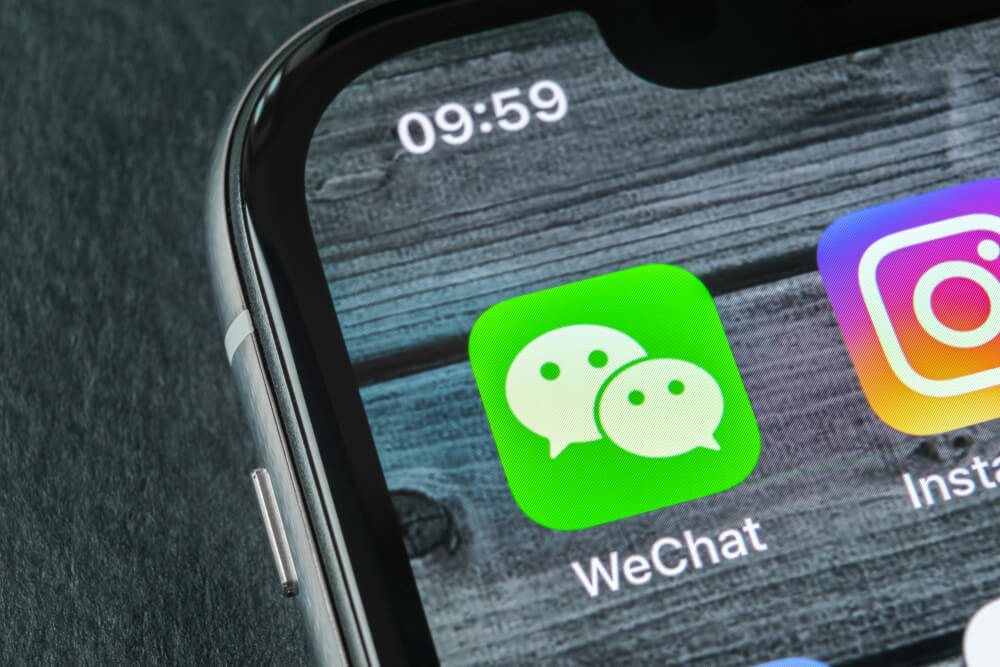 WeChat faces US sanctions from the Trump administration. Source: Shutterstock