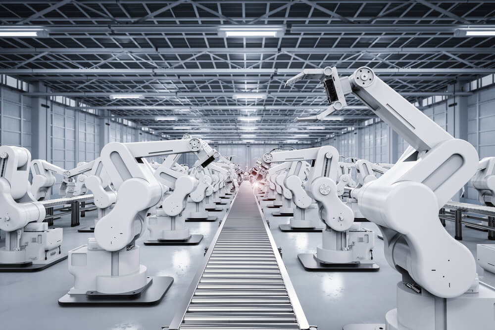 Industrial robots are on the rise. Source: Shutterstock