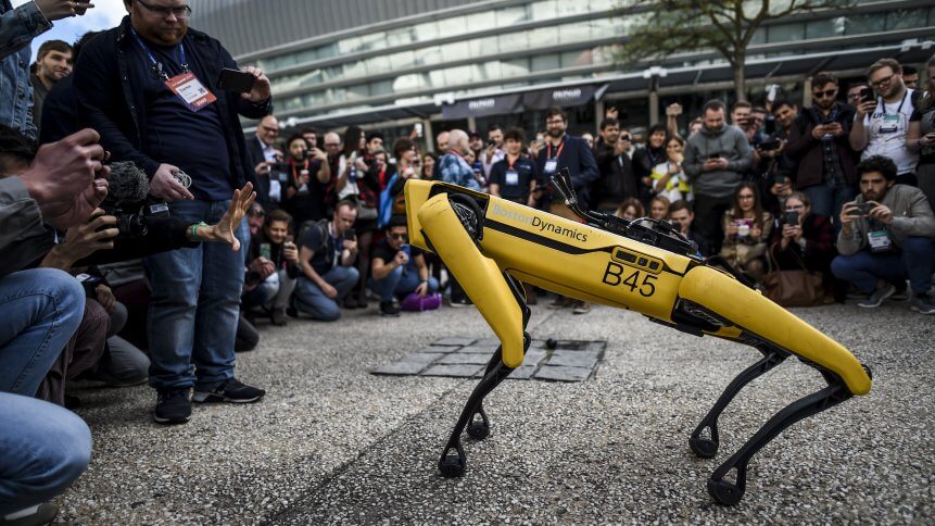 Boston Dynamics' 'Spot' robot.