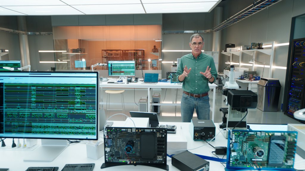 Apple's vice president of Platform Architecture Tim Millet debuts the new A14 Bionic chip of the all-new iPad Air during a special event at Apple Park in Cupertino