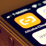 Alibaba Cloud mobile app icon closeup. Alibaba Cloud, also known as Aliyun, is a Chinese cloud computing company, a subsidiary of Alibaba Group