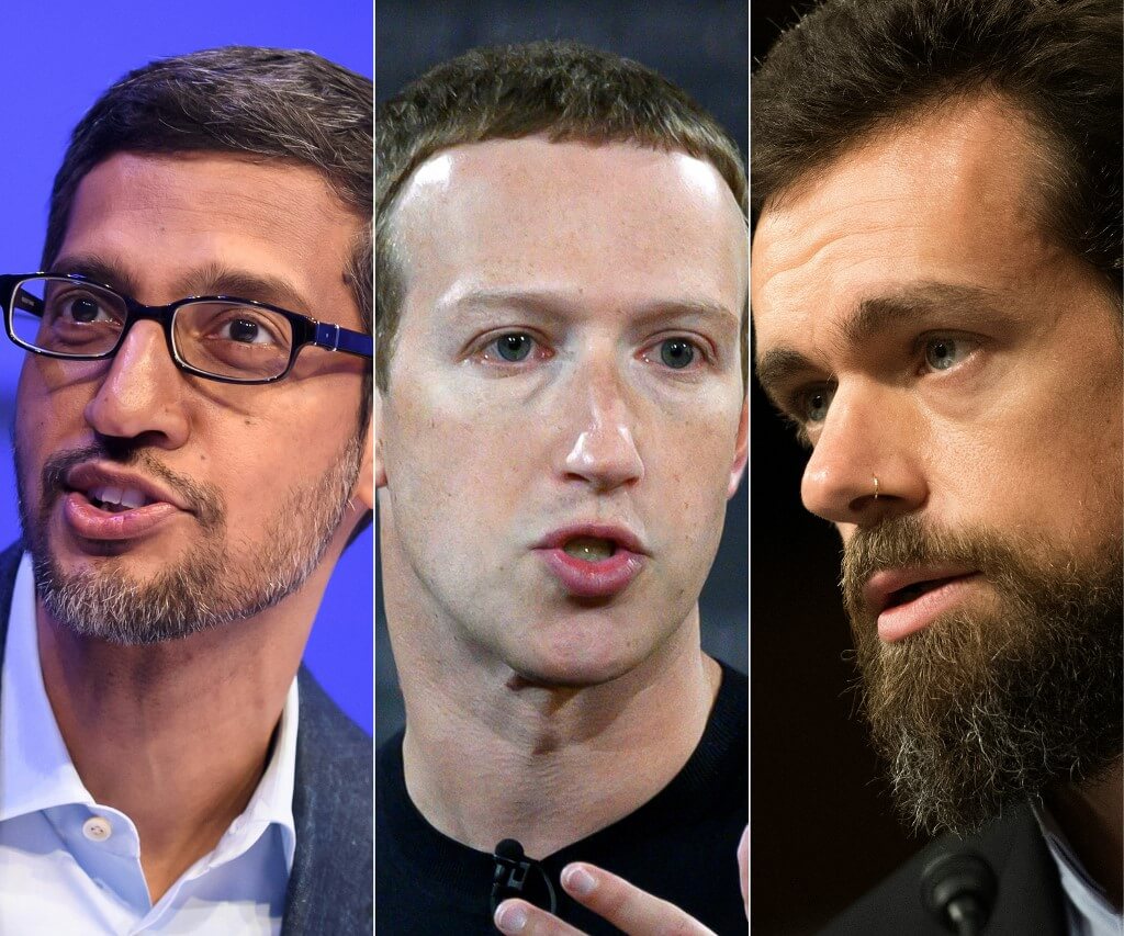 Big tech CEOs said they were doing their best to keep out harmful content