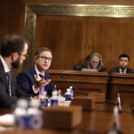 Jay Sullivan, Product Management Director for Privacy and Integrity in Messenger of Facebook, Inc. testifies during a hearing before Senate Judiciary Committee