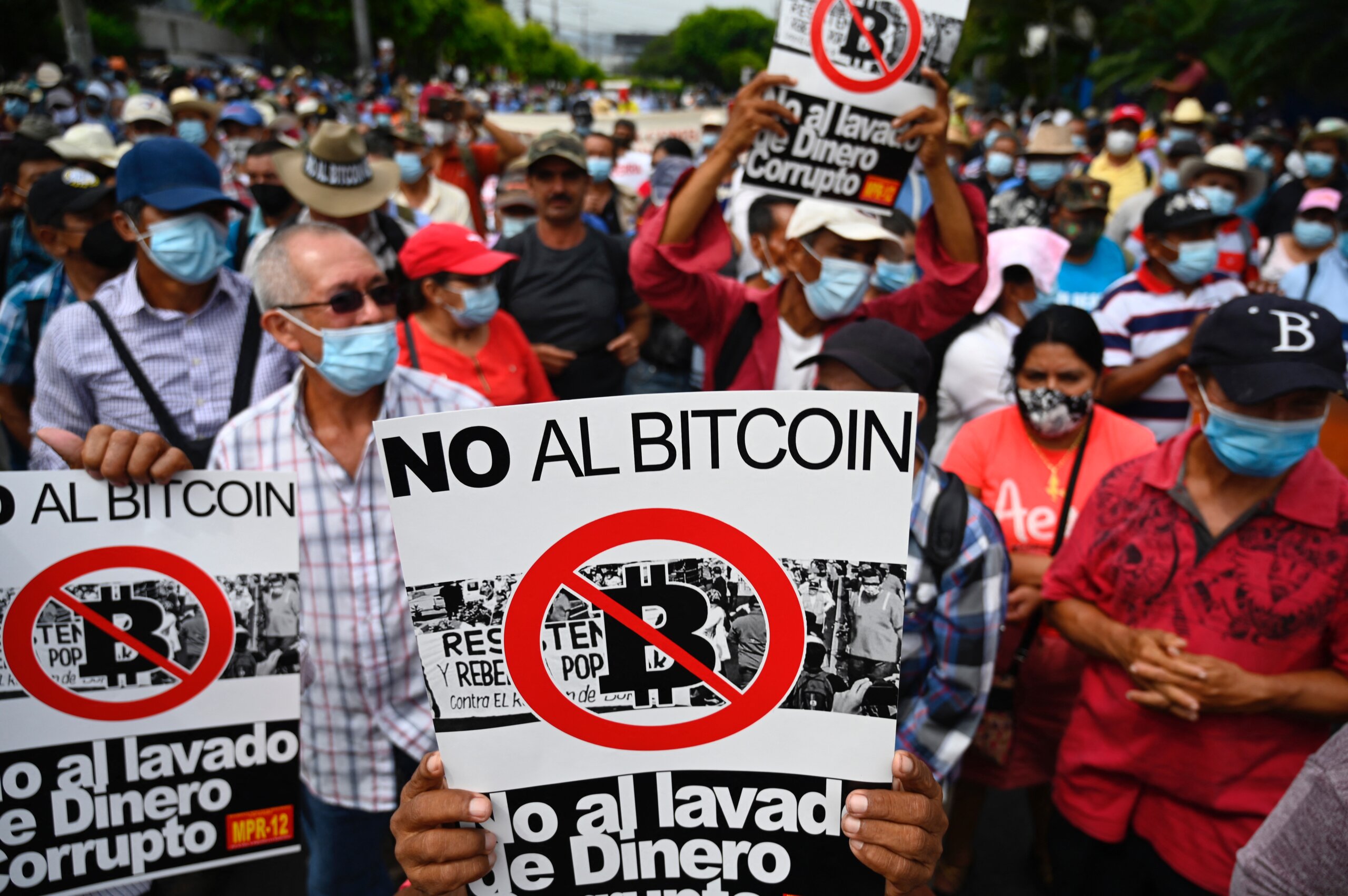 Most Salvadorans opposed the adoption of Bitcoin