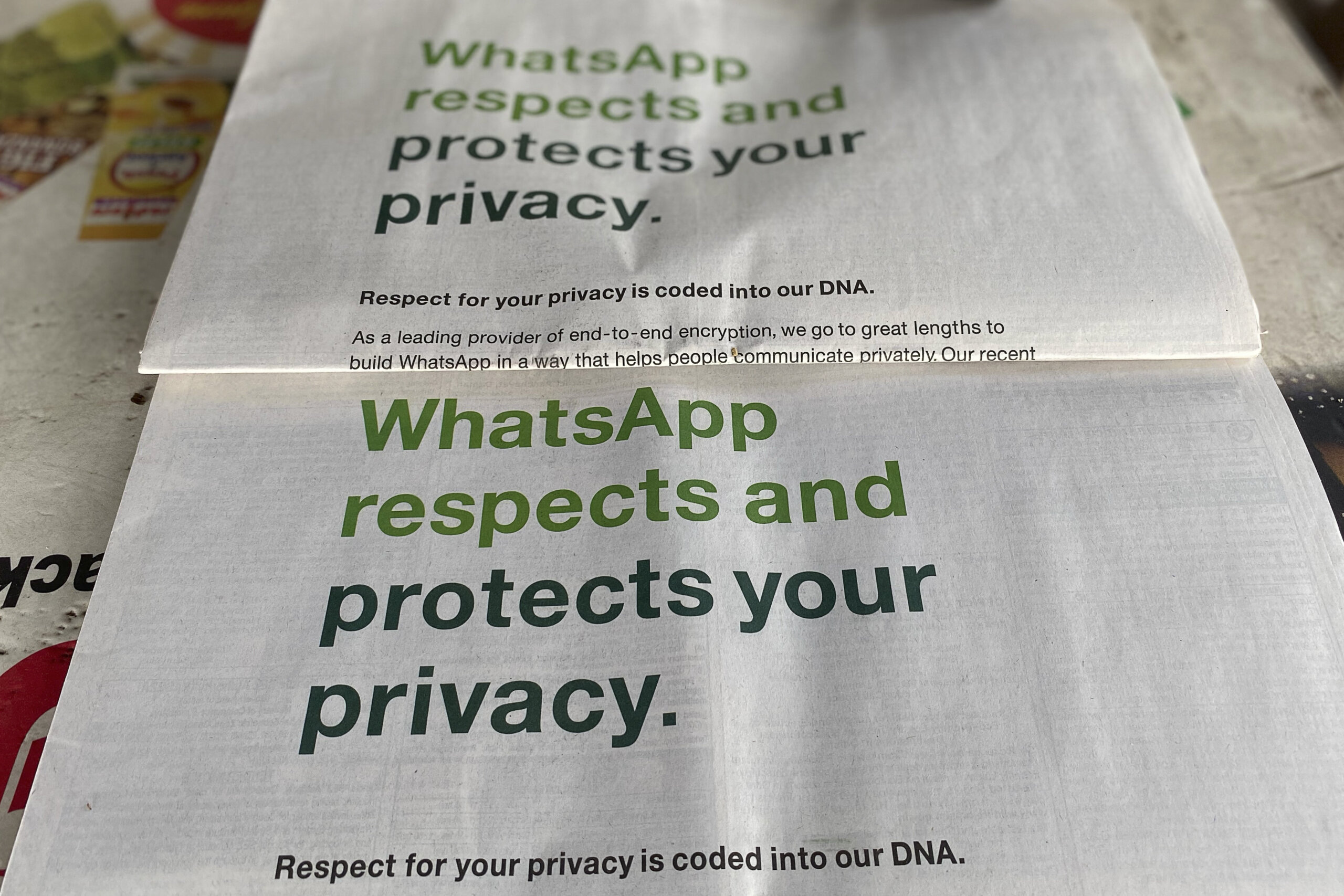 After a record GDPR fine, Whatsapp fine tuned its privacy policy in Europe