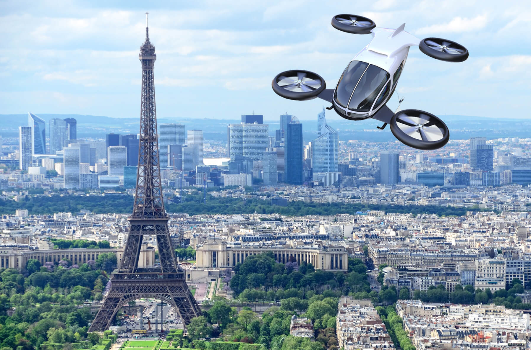 Routes for electric flying taxis? There will be two in Paris during the 2024 Summer Olympics