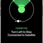 Connect by satellite.