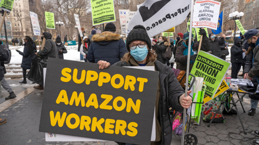 Amazon still anti-union