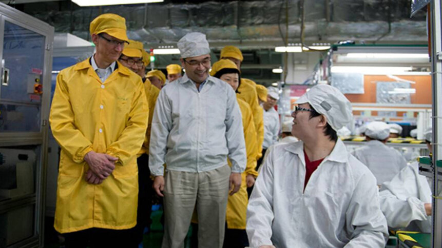 The Zhengzhou plant makes 70% of the world's iPhones.