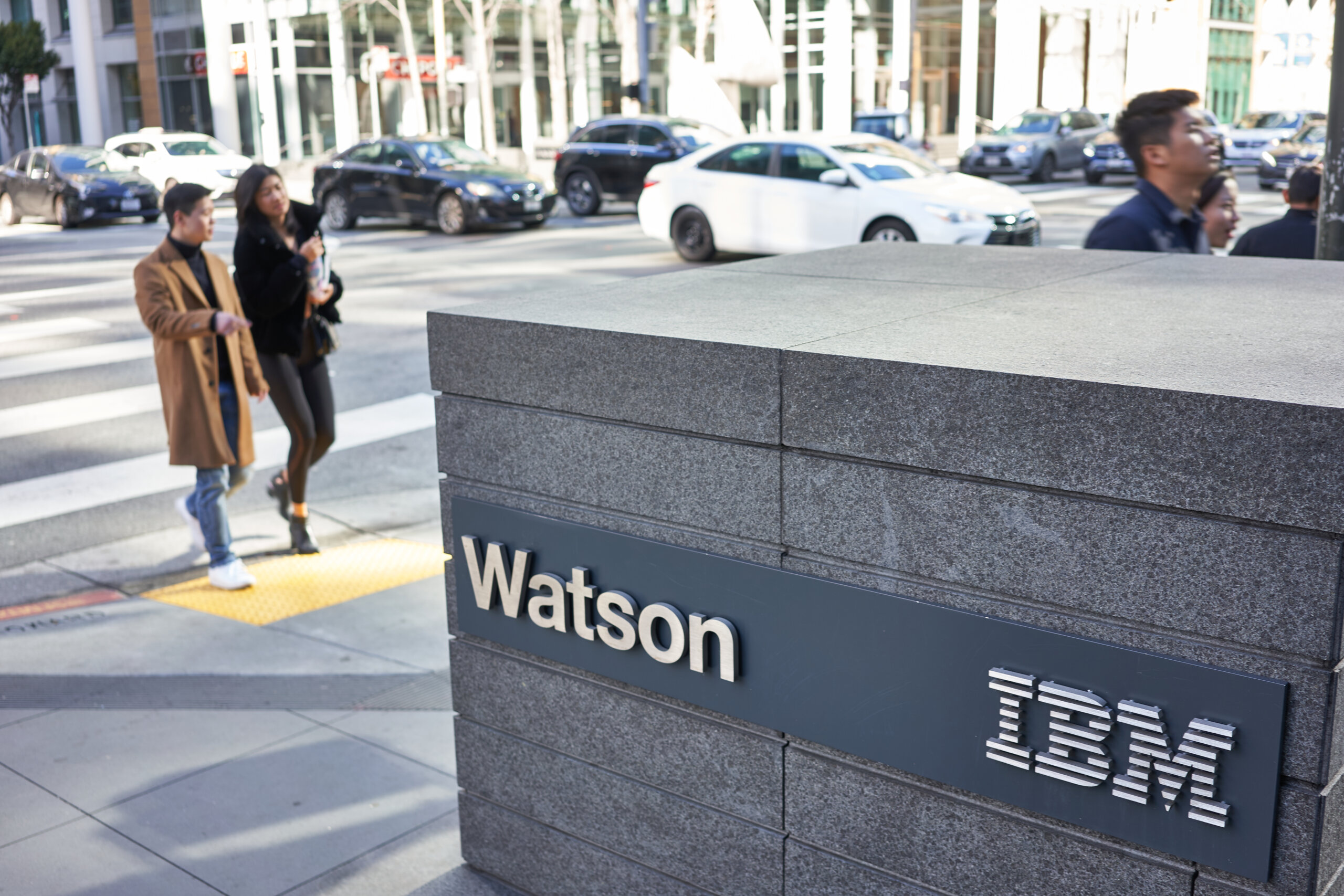 IBM is planning to use an in-house AI chip to reduce costs of operating Watsonx. Source: Shutterstock