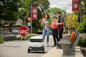 Autonomous fast food delivery robot from Starship Technologies