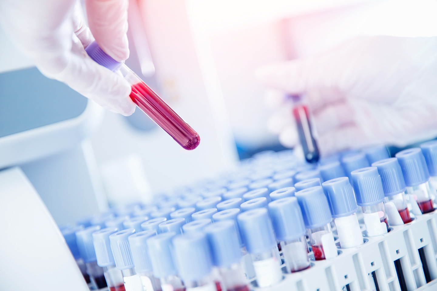 Healthcare cybersecurity protects blood labs.