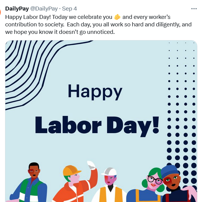 Happy Labor Day - money tech might help it feel worth it.