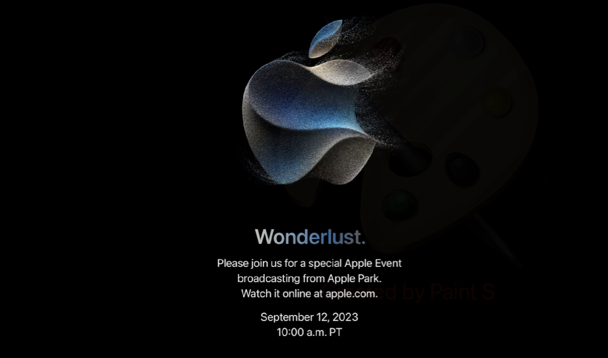 Apple Wonderlust event invite