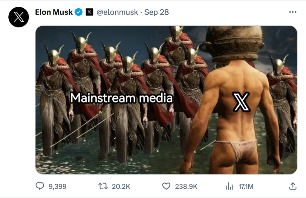 Elon Musk's X has been criticized for allowing a rise in hate speech.