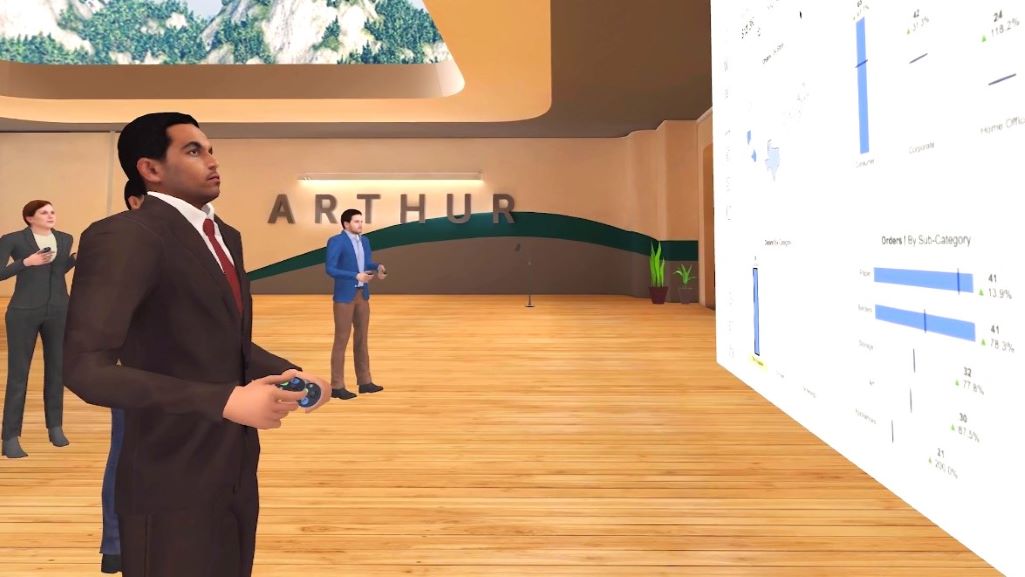 Business avatars in VR