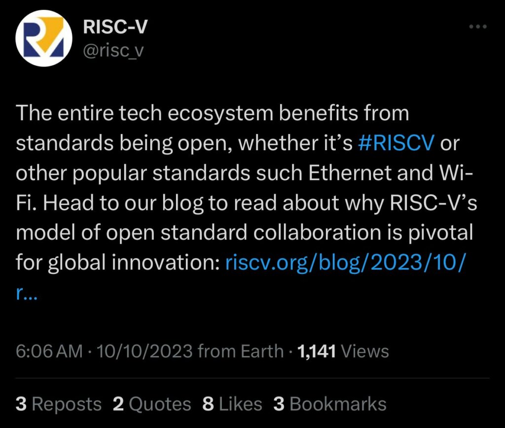 The chief executive of RISC-V International said that possible government restrictions on the open-source technology will slow down the development of new and better chips, holding back the global technology industry.