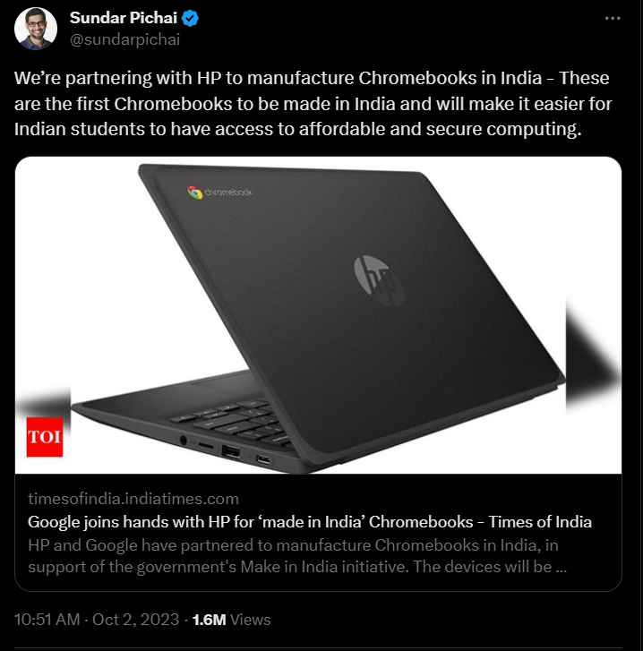 Made in India laptops are set to hit shelves soon.