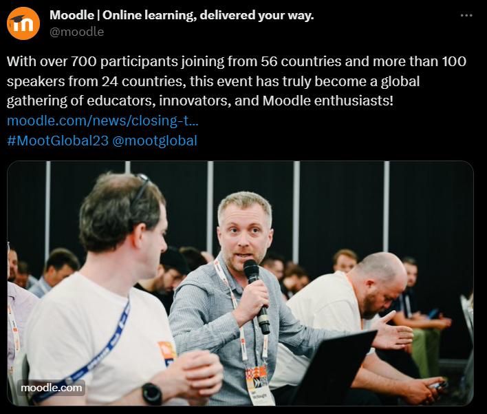 What is Moodle? Just your friendly neighborhood open-learning management system.