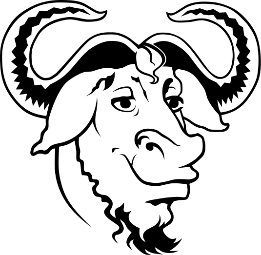 Free software as represented by the GNU project's logo