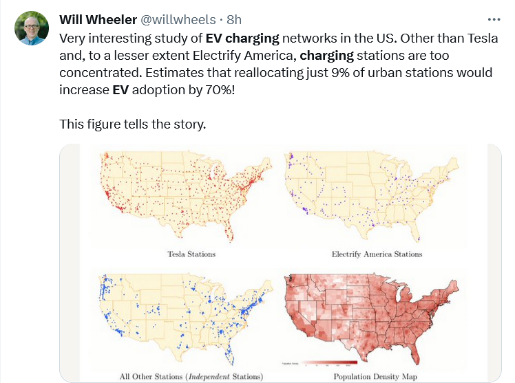Electric vehicles need a distributed charging network.