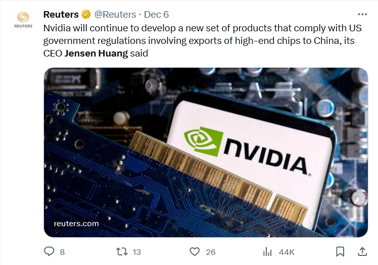 Nvidia CEO predicts AGI within a decade.