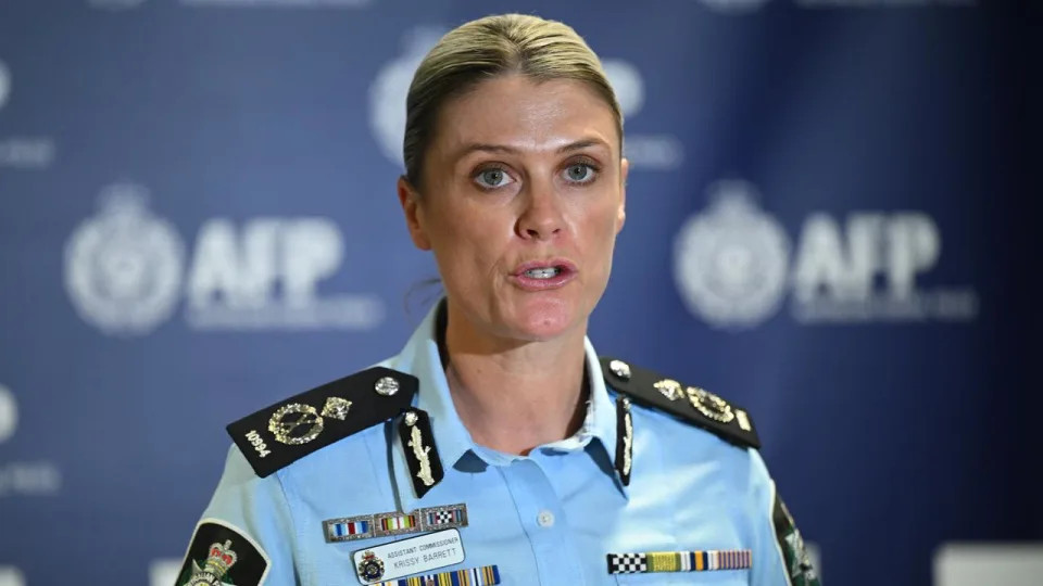 Australian Federal Police Assistant Commissioner Krissy Barrett.