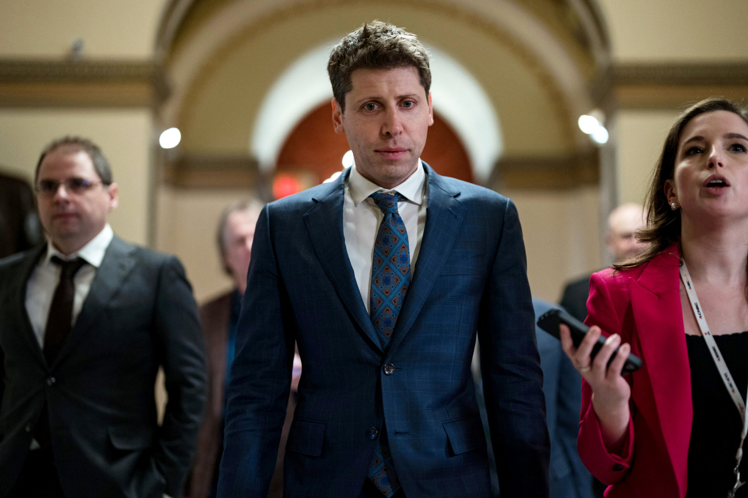 The CEO of OpenAI, Sam Altman, has been wooing investors, like G42 and SoftBank, for chip fabs capital. (Photo by Kent Nishimura/GETTY IMAGES NORTH AMERICA/Getty Images via AFP).