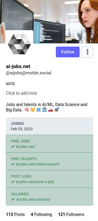AI replaces jobs illustrative Mastodon post.