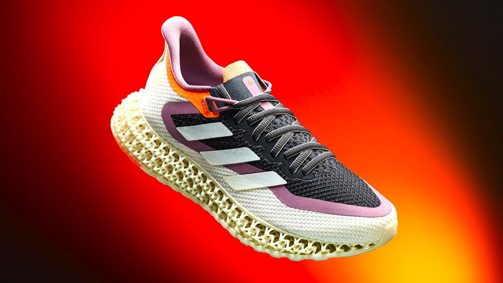 The Adidas 4DFWD trainer is an example of a 3D printed shoe.