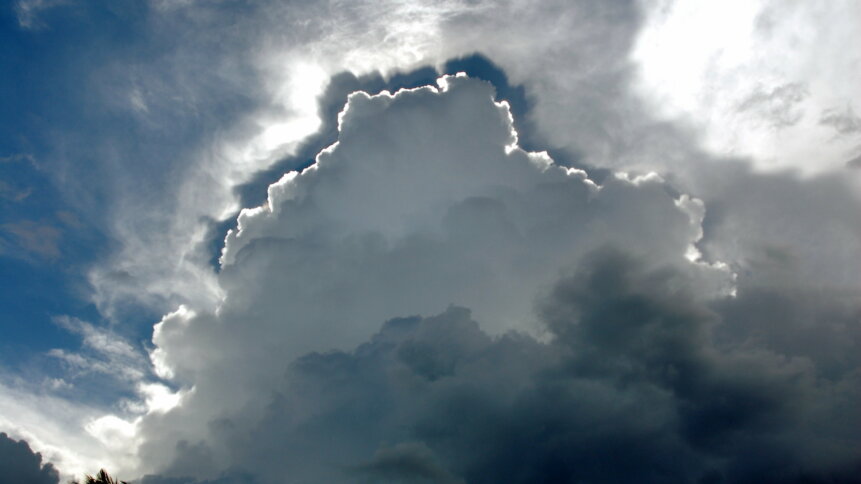 Image of clouds for cloud-hosting services article.