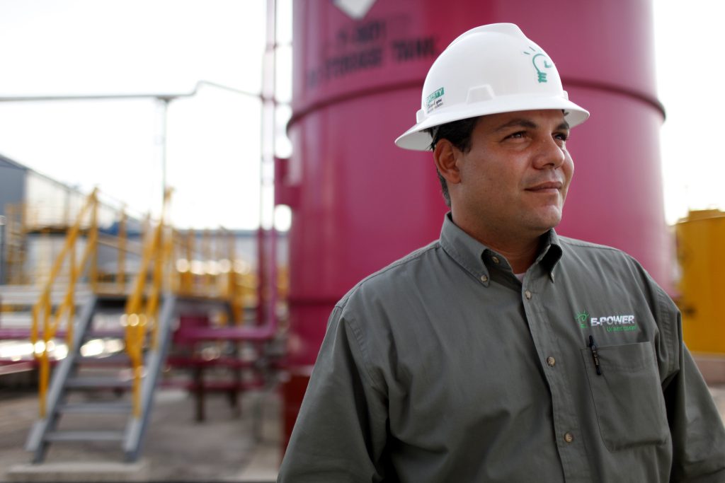 Hero image of a power plant manager as illustration for article on agentic AI.
