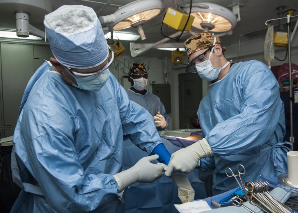 Hero image for article on AI in medtech.