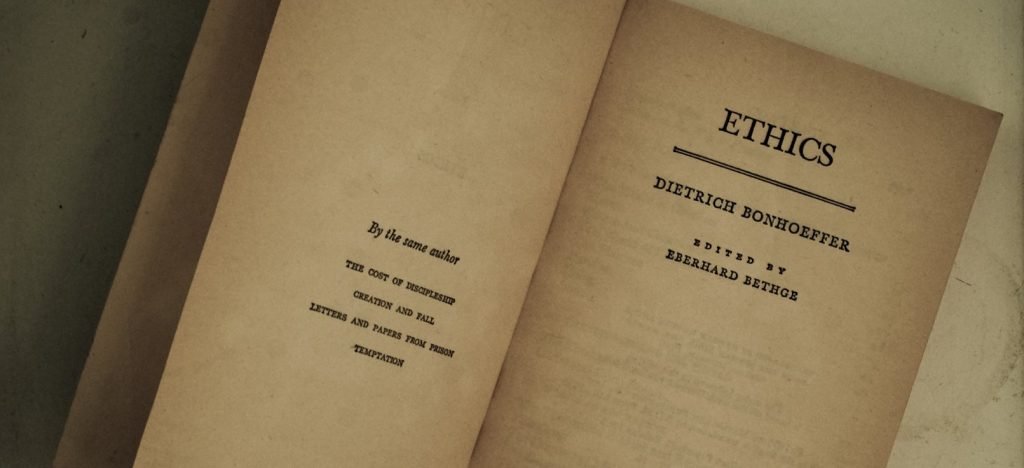 Image of book on ethics, illustrating article on responsible AI.